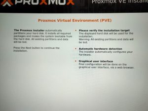 Proxmox Funktionsumfang